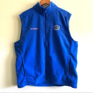 🐊 Columbia Florida Gators fleece vest size large 🐊